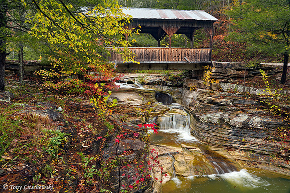 AR, Ponca covered bridge