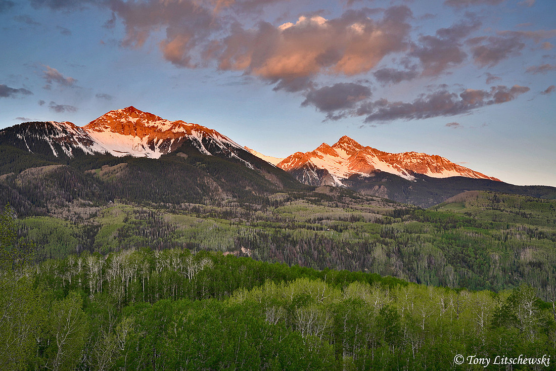 Wilson Peak sunrise 2, CO