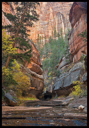Zion National Park - The Subway entrance