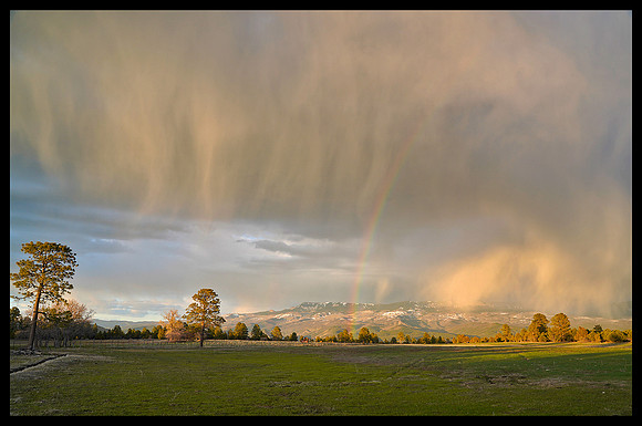 Cimarron Mountains sunset 3