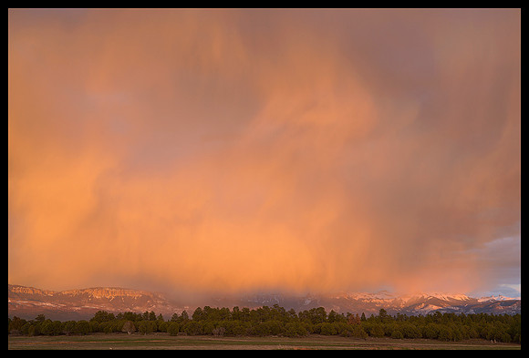 Cimarron Mountains sunset 4