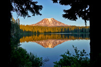 Takhlakh Lake sunset with Mount Adams 1
