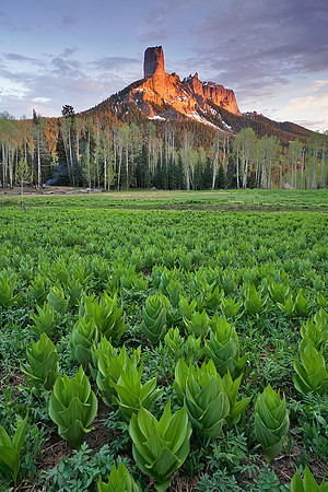 Chimney Peak sunset