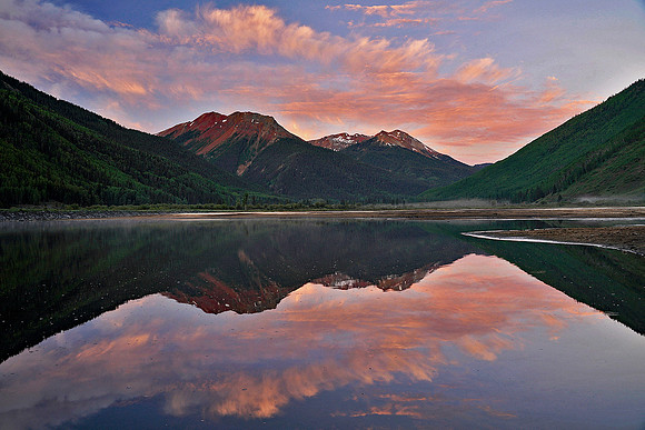 CO, Crystal Lake sunrise