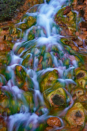 Colorful cascade